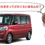 タントの大きさ(幅、高さ、長さ)や定員(何人乗り)燃費は!?