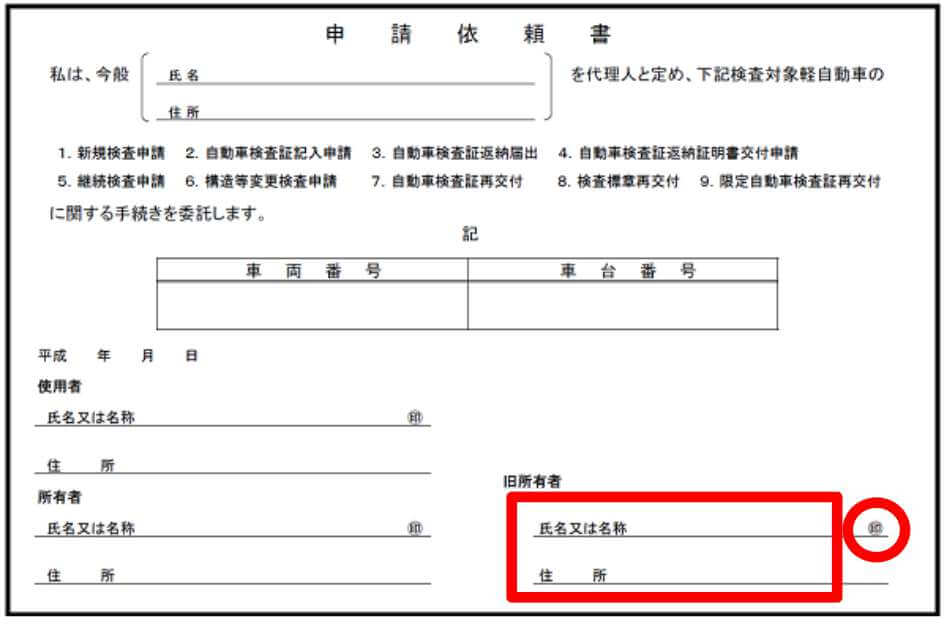 軽 自動車 名義 変更 費用