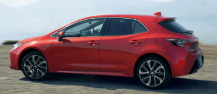 新型カローラエクステリア